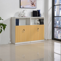 Kai Bo office furniture file cabinet short Cabinet Office file data locker wooden household with lock cabinet