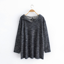 Gugu homemade custom 200 catty MM loose long sleeve knit undershirt woman fall new make old Lianhat sweatshirt