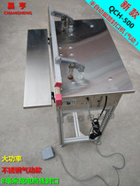  500 foot sealing machine Fast sealing machine Stainless steel countertop pneumatic semi-automatic foot sealing machine