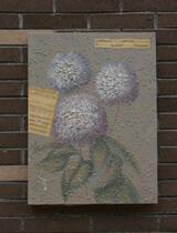  Imperfect oil painting European style decorative painting Mural wall decoration display props Sharon hydrangea scrap treatment Random hair