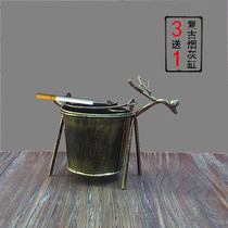 Creative windproof cute fashion home large bar Internet cafe ashtray living room office personality trend cigarette Cup