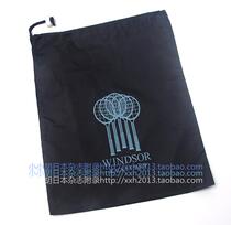  Black dirt-resistant and dust-proof large-capacity drawstring drawstring pocket Travel classification finishing clothing bag shoes storage bag