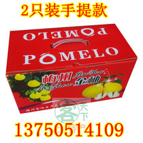 2pcs Meizhou Golden Pomelo carton Sha Tin Pomelo gift box Sha Tin Pomelo carton Meizhou Sha Tin Pomelo gift box
