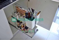 Germany Keith Bao Ma original Bainao pull basket hinge open door kitchen basket seasoning basket plate rack