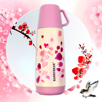 High-grade creative cute big belly stainless steel thermos cup female boy student portable kettle couple water cup mini