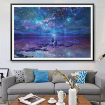 5d diamond painting dream starry sky couple bedroom landscape point diamond cross stitch 2018 new full diamond embroidery masonry show