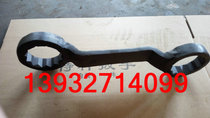 Double head plum spanner striking plum wrench Heavy Mayflower wrench straight handle Plum Wrench 55 * 60mm