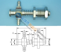 Manipulator accessories Tianxing big head fittings JE20R060 Suction cup assembly accessories M10 M12-L50-11