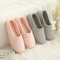 Confinement shoes summer thin soft sole bag heel maternity postpartum slippers spring and autumn non-slip plus size indoor non-slip thick sole