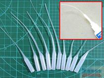 Model glue Mouse tail Fine dispensing dropper suitable for 502 Gel glue Superglue(12)