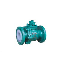 Q41F46-16C high temperature corrosion resistant acid and alkali resistant cast steel flange lined fluorine ball valve DN15-300