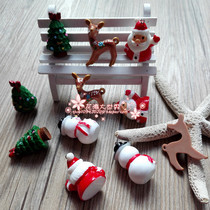 Flowers Sea Great World Christmas Resin Pendants DIY Material Santa Christmas Tree Elk Snowman Decorations