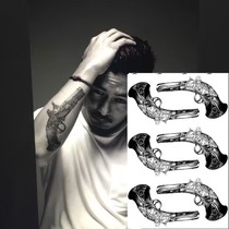 Uncle Yu Wenle 6's pistol realistic tattooed against Europe and America Retro pistol revolver European