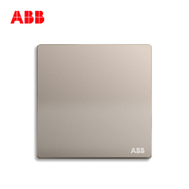 ABB switch socket frameless Xuan Zhaoxia gold wall switch panel one open single control switch AF127-PG