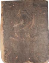 State-level intangible cultural heritage collection gift jia li Wuqiang woodcut New Year woodblock bian jian gods qin qiong