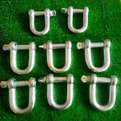 Shape-shaped lifting shackle ring lock lock with bag straight card ring mail heavy U-shaped buckle D-shaped