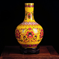 Jingdezhen ceramic vase Tianqiu Modern fashion home gifts Living room New house decoration flower arrangement ornaments