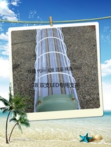 LED iron mesh explosion-proof lamp 2*8 14 20W three-proof double bracket T8 glass lampshade 0 6 9 1 2 meters three-proof