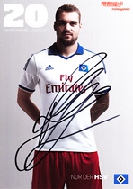 Lasoga Hamburgs 2013-14 season pro-pen signature official card