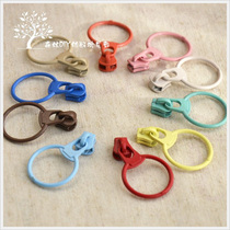 (Forest Wholesale) No 3 resin code assembly set metal with ring pull head 11 colors 10 packs 30 grams