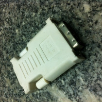  Original DELL HP DVI VGA adapter DVI male to VGA female 18 5 or 12 5 White