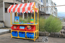 Kindergarten parent-child Garden with toy collection rack packing box doll supermarket role-playing toy physical map