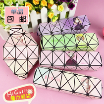 Flower girl new creative stationery magic single layer pen bag Korean stationery box simple pencil case