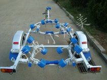 Yacht Trailer Motorboat Trailer Single Boat Trailer Filling airboat trailer RIB Trailer RIB full