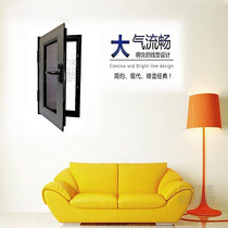 Shanghai invisible children safety fence 304 stainless steel aluminum alloy lock King Kong mesh anti-theft screen window flat open