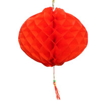 Festive lanterns Spring Festival Lantern Festival Lantern Park Flower Street Festival Handmade Plastic Red Lantern Honeycomb Glue Ball Small Lantern