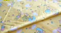 Cartoon anime bear cart cotton twill fabric 1 6 wide twill cotton custom-made kindergarten bedding