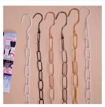 Clothing store hanger display rack hanger iron chain ring hanging chain hanging wall shelf landing Island rack