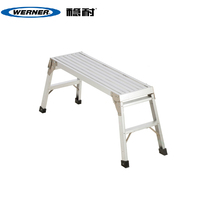 Wenn ladder Household hardware Aluminum alloy ladder mobile platform thickened folding ladder AP-20