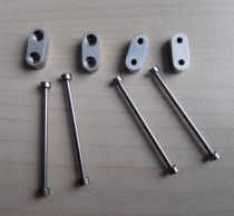 Songtuo suunto core brushed steel flat strap screw rod accessories