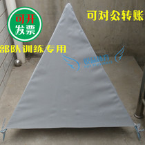  Folding simulation triangular pyramid Anti-tank triangular pyramid tactical training supplies Anti-tank tripod army training