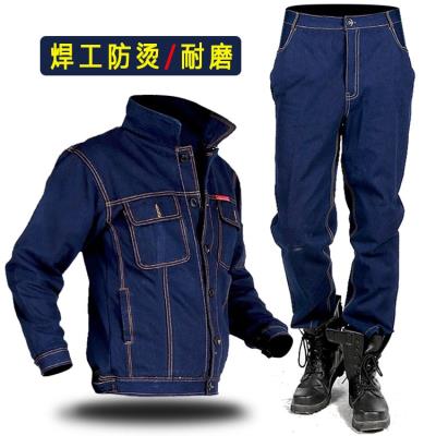 Labor Insurance Work Suit Male Welt Work Wear electric welding Anti-burn Lawsuit jacket workwear jacket workwear workwear