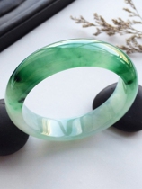 Womens jade bracelet high-end jewelry with certificate natural Myanmar jade bracelet gem ice jade bracelet
