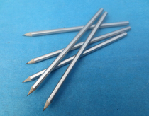 Silver lacquered hexagonal log material pencil HB not easy to break refill hotel pencil meeting activity pen