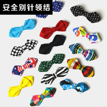 Child safety pin bow tie male tide baby accessories boy small bow tie pin bow Korean child