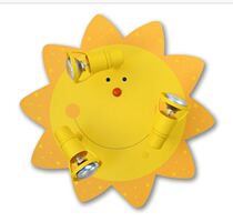 German Waldi Leuchten Childrens room suction ceiling light sun public 652940