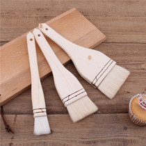 Baking tools Wooden handle wool brush food brush barbecue brush Oil brush Cake bread brush Moon cake egg yolk crisp brush