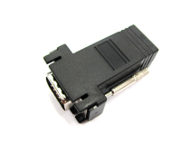liulzVGA to RJ45 Crystal Head adapter network cable transmission signal twisted pair computer network cable extension cable