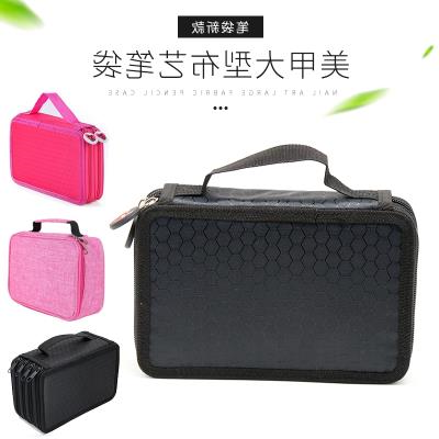 D series synchronous nail tool brush storage bag phototherapy pen bag portable washable nail bag holding 72 pens