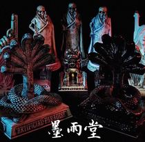 SPOT NEIGHBORHOOD FUCT seven-headed snake incense burner NBHD ultra-limited black and white joint model