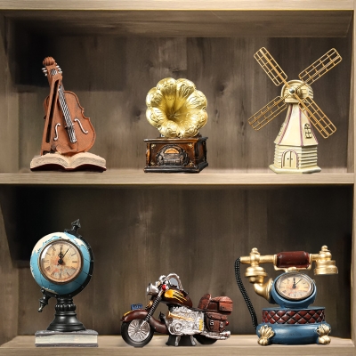 Ornaments phonograph partition counter art students warm bookcase wine cabinet soft nostalgic record player home window soft