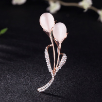 Ruyi jewelry Korean version of the popular cardigan jacket Rhinestone corsage shawl buckle Fashion sweet wind girl word pin