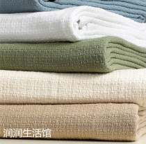 Sofa towel full cover Nordic cotton blanket American plain sofa towel sofa towel sofa blanket air conditioning cover blanket
