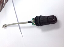 Supply waterproof bridge RJ45 network connector 8-core bridge big sun special waterproof connector with cable