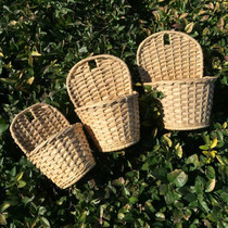 American country European style pastoral willow baskets multi-meat flower pots flower pots flower baskets with real flowers can be hung flower pots