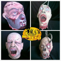 The secret room escapes the haunted house horror props bloody ghost blood head hanging ghost crawling zombie biochemical decay male and female corpse